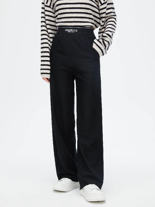 Draped Wool Air Pants