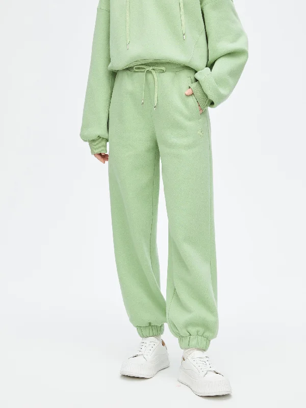 Fresh Green Drawstring Sweatpants