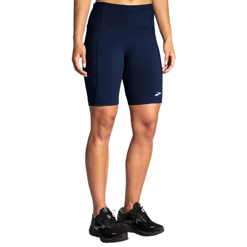 Women's Moment 8" Short Tight In Navy