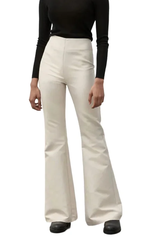 Flared Pant In Pearl