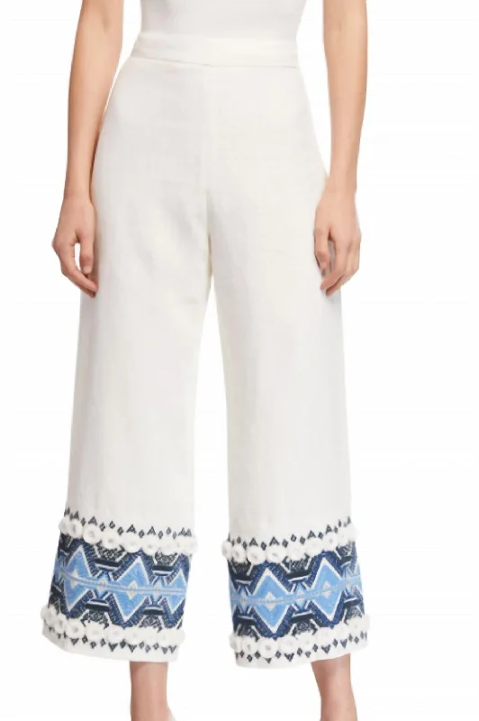 Lowri Pant In Ivory