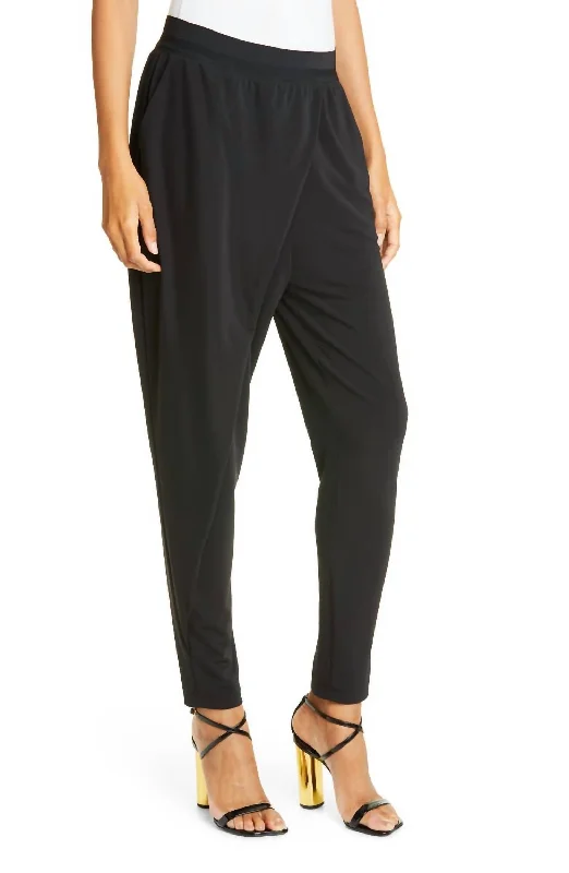 Shana Jersey Pants In Black