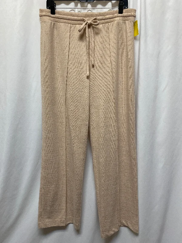 Pants Lounge By Clothes Mentor In Beige, Size: L