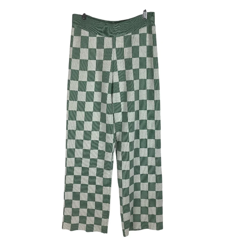 Pants Lounge By Double Zero In Checkered Pattern, Size: M