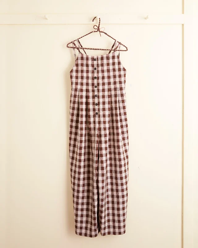 Gilbert Check Jumpsuit - S