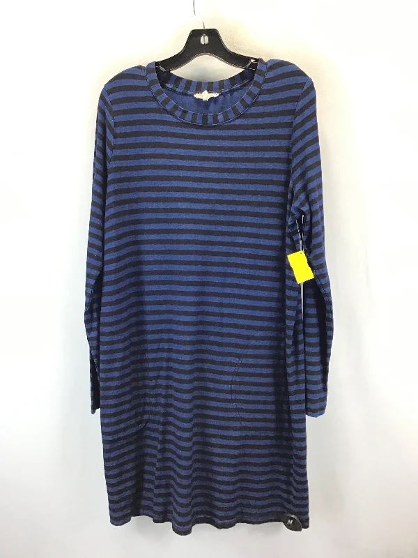 Dress Casual Short By Jane And Delancey In Blue Black, Size: L