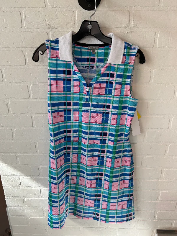 Dress Casual Short By Talbots In Blue & Green, Size: Mp