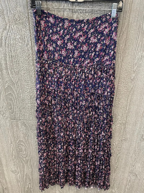 Purple Dress Casual Midi Chelsea And Theodore, Size S