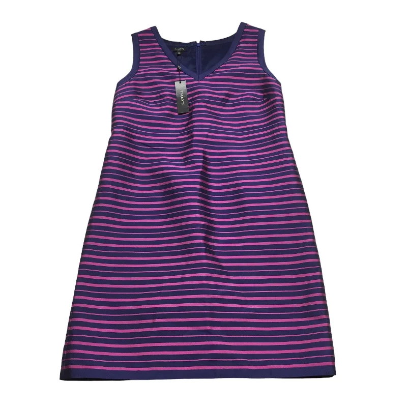 Striped Pattern Dress Casual Midi Talbots, Size 8