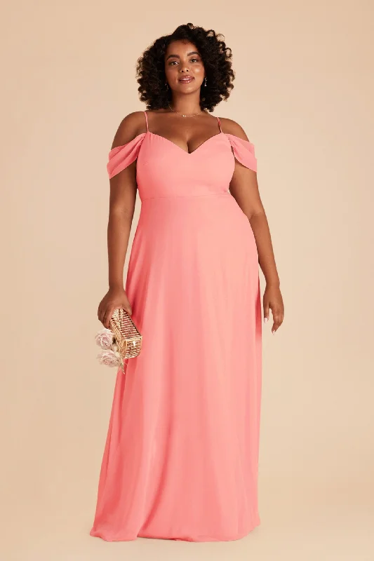 Devin Convertible Dress - Coral Pink