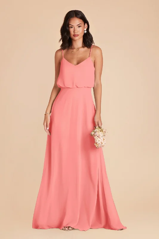 Gwennie Dress - Coral Pink