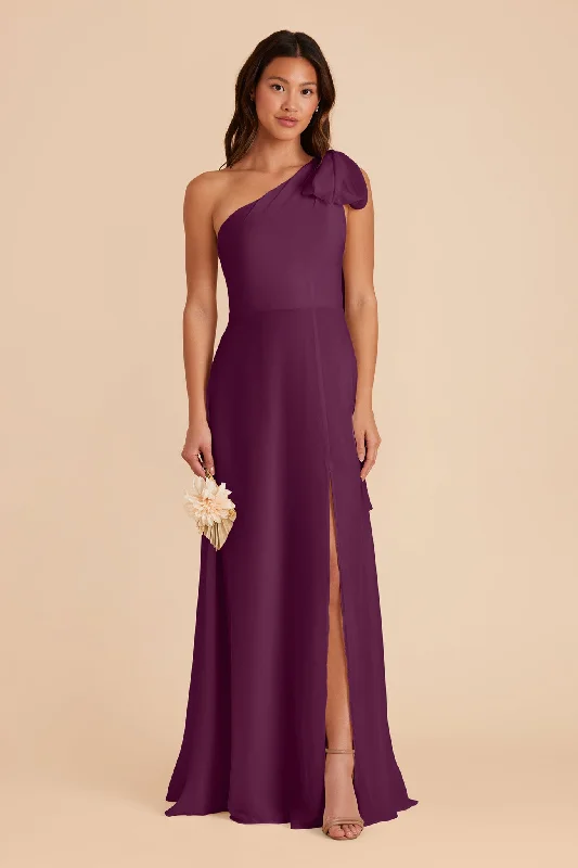 Melissa Chiffon Dress - Fig