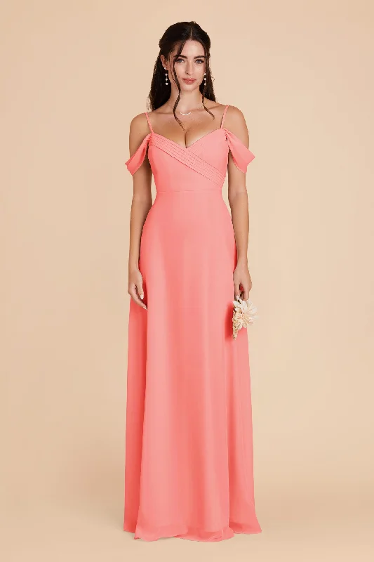 Spence Convertible Dress - Coral Pink