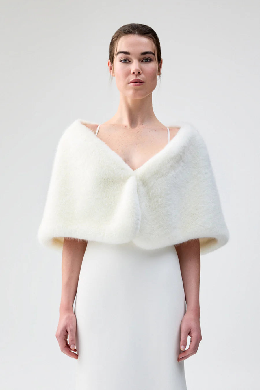 Unreal Fur Yasmin Wrap - Blanc